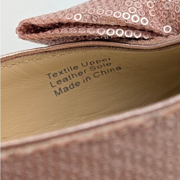 Dee Ocleppo Maldives Statin Bow Mule Pumps Women's Blush Size US9.5 EU40 - Picture 6 of 11